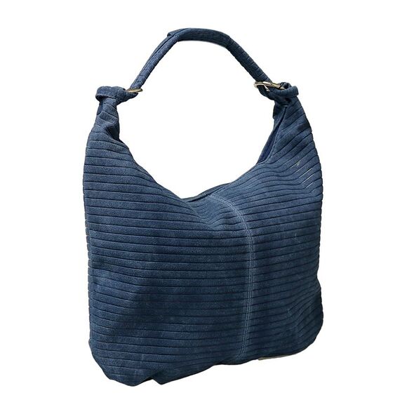Pierre Cardin Jeans Leather Large Hobo Relaxed Suede Shoulder Bag